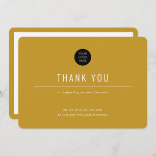 Einfach-modernes Hintergrundwissen - Business Dank Dankeskarte