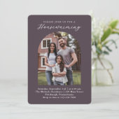 Einfach modernes neues Zuhause Housewarming Foto l Ankündigung (Stehend Vorderseite)