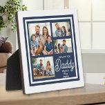 Einfach modernes Weiß Navy Blau Wir Liebe Sie Dadd Fotoplatte<br><div class="desc">Feiern Sie Vaters Liebe und Hingabe mit einer individuellen Plakette, die für jeden Raum perfekt ist. Diese Tafel zeigt stolz das Zitat "Wir Liebe, dass ihr Papa". Personalisieren Sie es mit den Namen Ihrer Kinder, um ein einzigartiges und herzliches Geschenk zu schaffen, das der Vater für immer schätzen wird. Diese...</div>