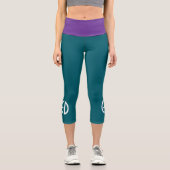 Einfach Monogramm Ideen 1 Capri Leggings (Vorderseite)