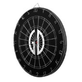 Einfach Monogramm Ideen 1 Dartscheibe (Vorderseite rechts)