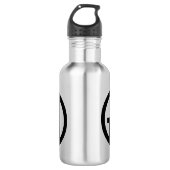 Einfach Monogramm Ideen 1 Edelstahlflasche (Vorderseite)