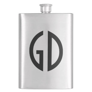 Einfach Monogramm Ideen 1 Flachmann