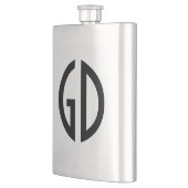 Einfach Monogramm Ideen 1 Flachmann (Links)
