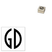 Einfach Monogramm Ideen 1 Gummistempel (Stempel)