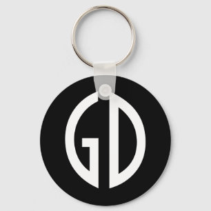 Einfach Monogramm Ideen 1 Schlüsselanhänger