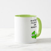Einfach müder lustiger Drache oder Pterodaktylus C Tasse (VorderseiteRechts)
