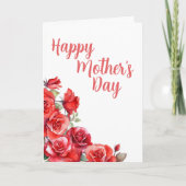 Einfach - Muttertag Dankeskarte (Vorderseite)