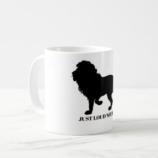 EINFACH NICHT SCHNELL LOUIEREN KAFFEETASSE (Vorderseite Links)