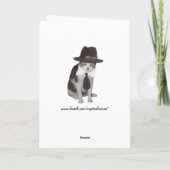 Einfach Niedliche Katze zum Geburtstag poppen Karte (Rückseite)