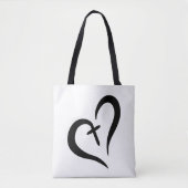 einfach niedliche LIEBE + FAITH = BLESSED-Design | Tasche (Vorderseite)