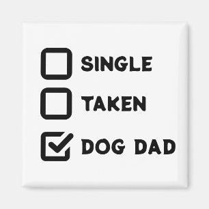 Einfach Niedlicher Checkbox-Single, genommen, Dog Magnet