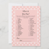 Einfach Niedlicher Pink Bow, was in deinem Handspi Einladung (Vorderseite)