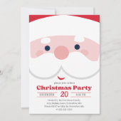 Einfach Niedlicher Weihnachts-Party-Urlaub Einladung (Vorderseite)