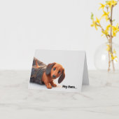 Einfach nur auf dich schauen karte (Gelbe Blume)