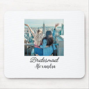 Einfach nur den Namen des Fotos hinzufügen Mousepad
