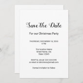 Einfach nur den Namenstext Save the Date hinzufüge (Vorne/Hinten)