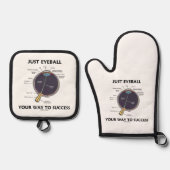 Einfach nur den Weg ebnen, um den Augenanatomie-Sp Ofenhandschuh & Topflappen-Set (Vorderseite)