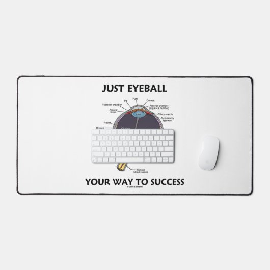 Einfach nur den Weg ebnen, um den Augenanatomie-Sp Schreibtischunterlage (Tastatur & Maus)