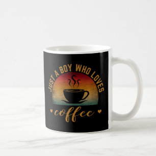 EINFACH NUR EIN JUNGE, DER KAFFEE MAG KAFFEETASSE