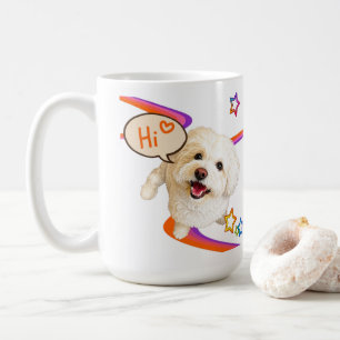 Einfach nur "Hallo" sagen Kaffeetasse