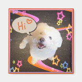 Einfach nur "Hallo" sagen Magnet (Vorne)