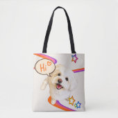 Einfach nur "Hallo" sagen Tasche (Vorderseite)