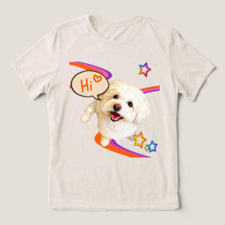 Einfach nur "Hallo" sagen Tri-Blend Shirt