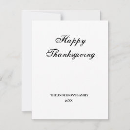 Einfach nur Ihre Erntedank-Karte hinzufügen Dankeskarte