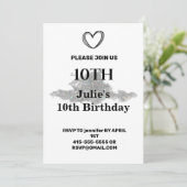 Einfach nur Ihren Logo-Textnamen hinzufügen Einladung (Stehend Vorderseite)