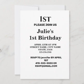 Einfach nur Ihren Logo-Textnamen hinzufügen Einladung