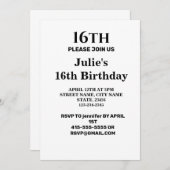 Einfach nur Ihren Logo-Textnamen hinzufügen Einladung (Vorne/Hinten)