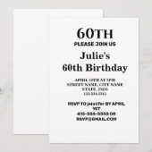 Einfach nur Ihren Logo-Textnamen hinzufügen Einladung (Vorne/Hinten)