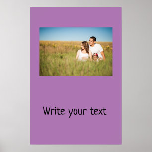 Einfach nur Ihren Logo-Textnamen hinzufügen Poster