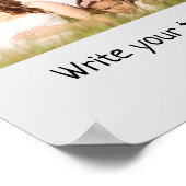 Einfach nur Ihren Logo-Textnamen hinzufügen Poster (Ecke)