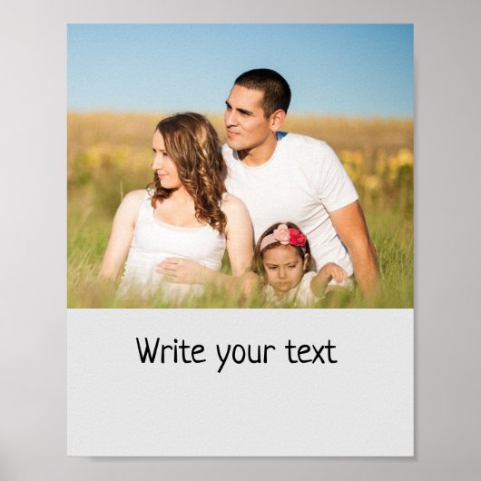 Einfach nur Ihren Logo-Textnamen hinzufügen Poster (Vorne)