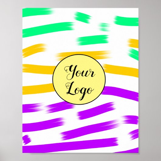 Einfach nur Ihren Logo-Textnamen hinzufügen Poster (Vorne)