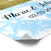 Einfach nur Ihren Logo-Textnamen hinzufügen Poster (Ecke)