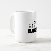 Einfach nur Papa sein Kaffeetasse (Vorderseite Links)