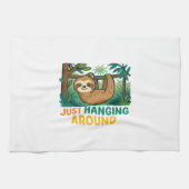Einfach nur umherhängen (Sleepy Sloth) Essential T Geschirrtuch (Horizontal)