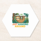 Einfach nur umherhängen (Sleepy Sloth) Essential T Untersetzer (Vorderseite)