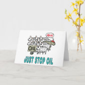 Einfach Öl aufhalten Karte (Gelbe Blume)