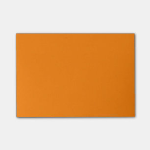 Einfach orange Farbe Post-it Klebezettel