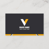 Einfach Orange Visitenkarte (Vorderseite)