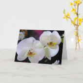 Einfach Orchideen Karte (Gelbe Blume)