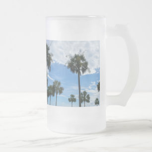 Einfach Palmen Frosted Mug Mattglas Bierglas