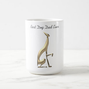 Einfach Papa Gold Windhund Kaffeetasse