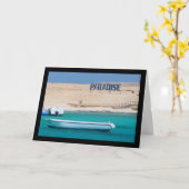 Einfach Paradies Karte (Gelbe Blume)