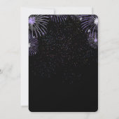 EINFACH! Party Einladung für neue Jahre - Details (Rückseite)