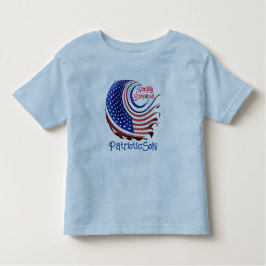 Einfach "Patriot Son"-US Flagge inspiriert: Kleinkind T-shirt